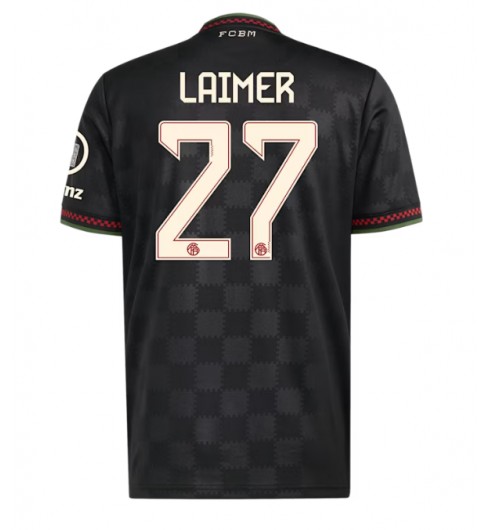 Moške Nogometnih dresov Bayern Munich Konrad Laimer #27 Tretji 2025-26 Kratki rokavi Moške Nogometnih dresov Bayern Munich Konrad Laimer #27 Tretji 2025-26 Kratki rokavi